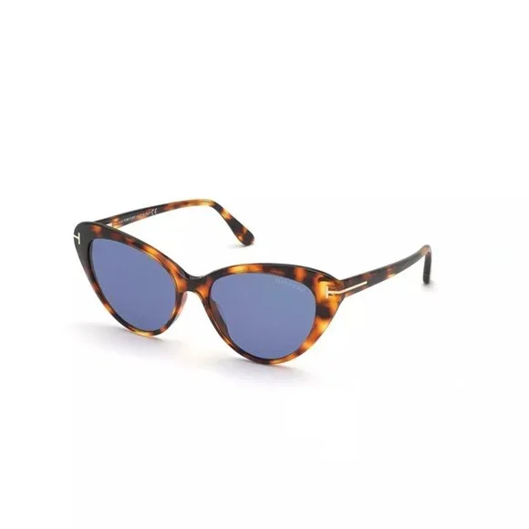 New Authentic Tom Ford Harlow FT0869-55V-56 Cat Eye Sunglasses - Picture 1 of 5